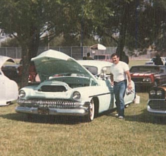 Ahh One of the Finest 51 Merc's ever, Vice Pres. Bennie Sapien's Lovely seafoam green, Barris eat your heart out, 